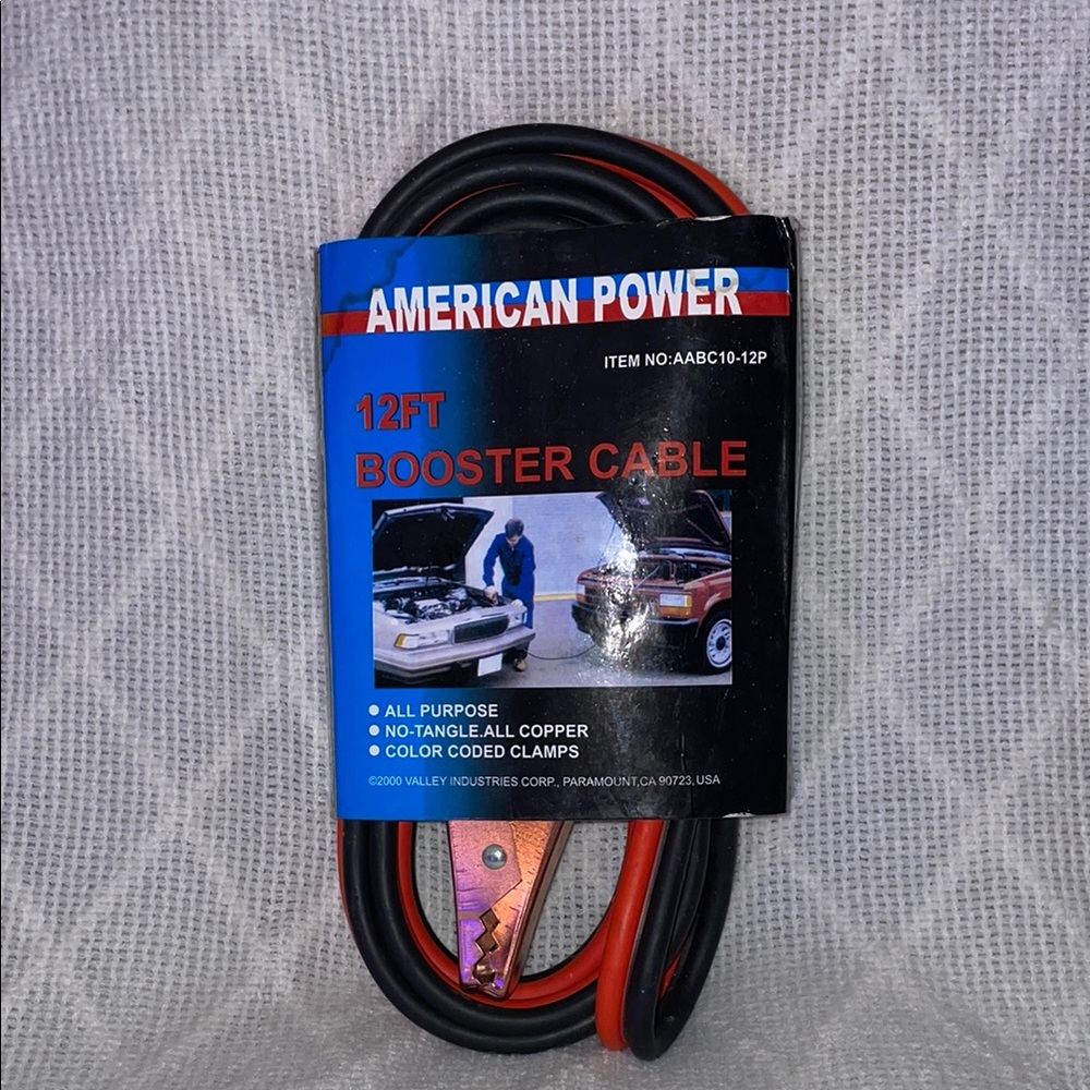 NWT American Power 12ft Booster Cable - Picture 2 of 2